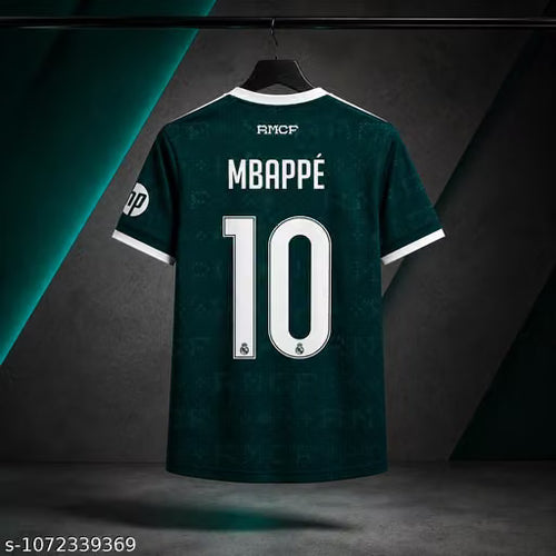 Men’s Trendy Football Jersey T-Shirt | Dark Green Sports Tee | Stylish Casual & Streetwear Top