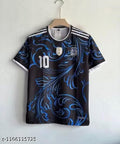 Argentina Premium Football Jersey – Messi No.10 Edition | Black & Blue Graphic T-Shirt