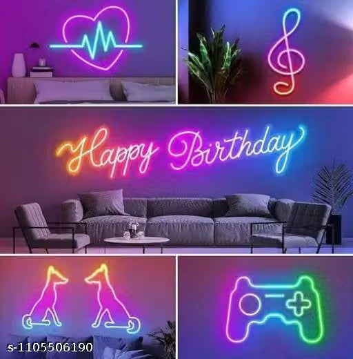 Stivon 5V RGB Neon LED Strip Light 5 Meter – Mobile App & Remote Controlled Neon Rope Lights | USB Powered Waterproof Strip for Room Decor, Gaming Setup, DIY Neon Signs, Party & Diwali Decoration